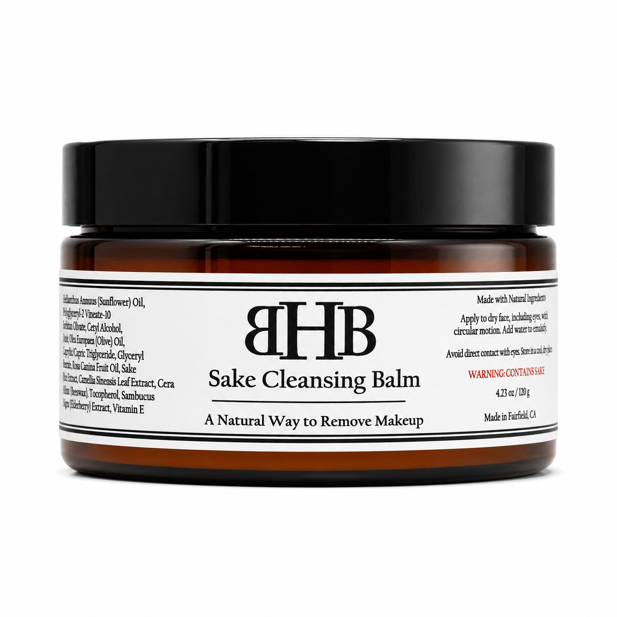 Sake Cleansing Balm Fragrance Free Vegan Makeup Remover – Bay